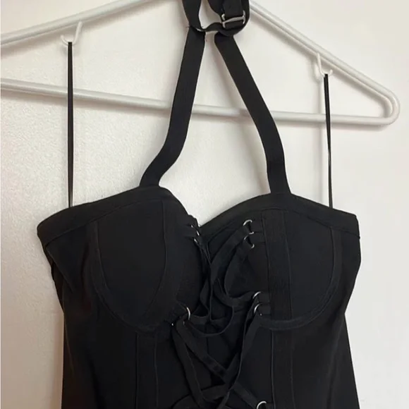 FASHION NOVA | Fine Dime Bandage Dress Sz M - Picture 3 of 4